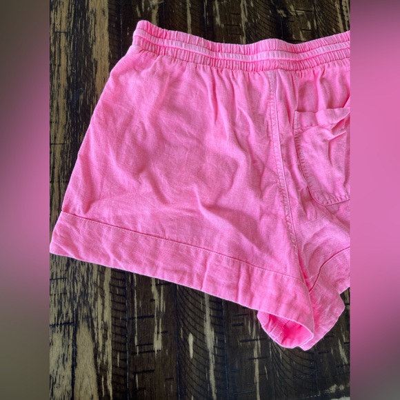 UNIVERSAL THREADS ❤️ Hot Pink Linen Boat Shorts - XSMALL - Picture 7 of 9